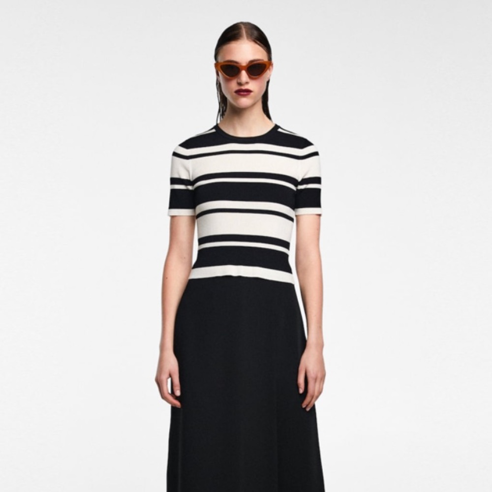 Striped Ribbed Sweater